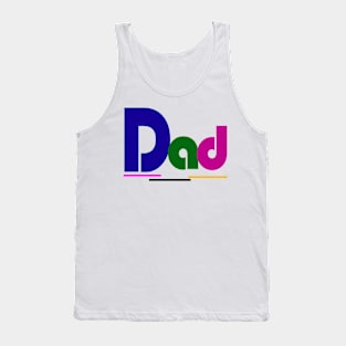 art design text "Dad" Tank Top